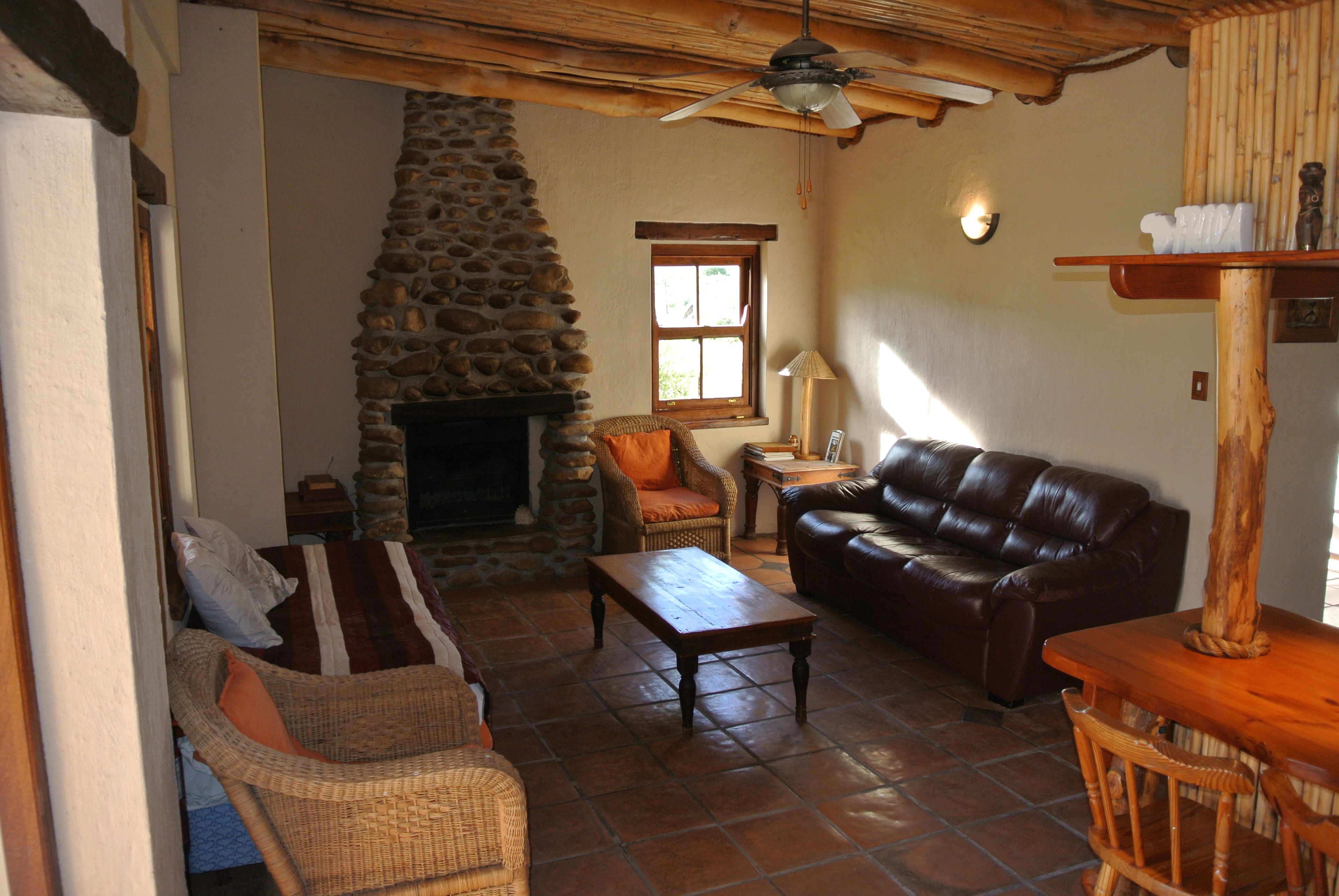 Lounge are of the Klein Karoo Valley Guest Cottage